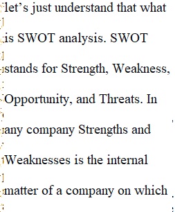 Wk2 SWOT analysis